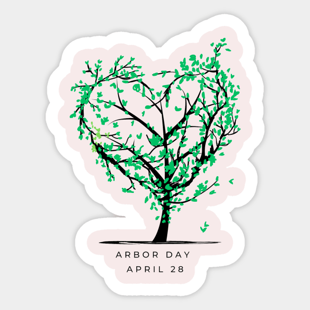 Arbor Day 2023 - Go green Sticker by Pop on Elegance